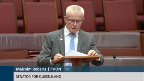 Australian senator Malcolm Roberts: "The UK has just co...