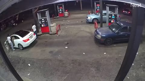 Shootout at a gas station in Memphis