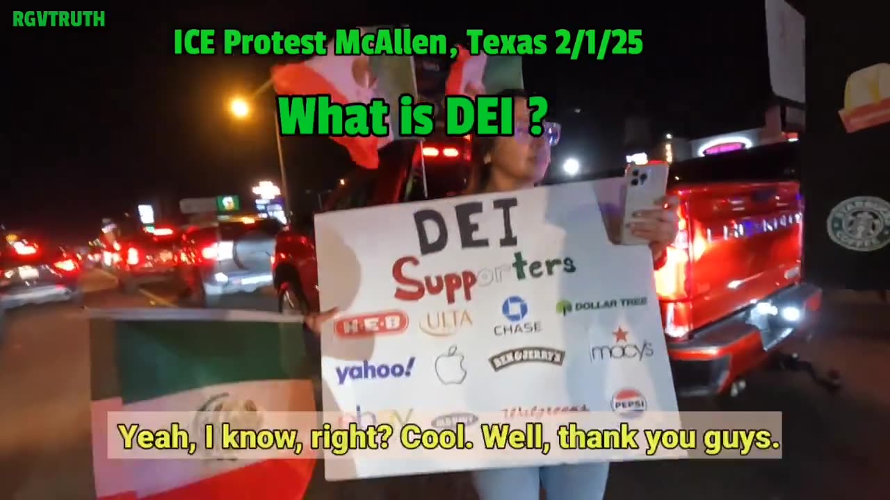 Anti-Ice protestors in Texas are promoting DEI but have no idea what DEI even stands for