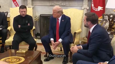 Obejrzyj, jak J.D. Vance i prezydent Trump całkowicie znęcają się nad Zełenskim, jak nad rozkapryszonym dzieckiem, którym jest.