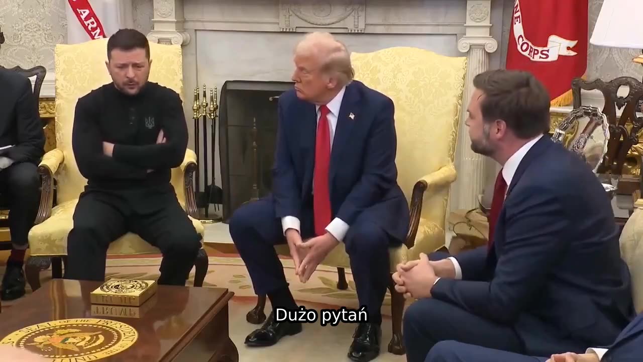 Obejrzyj, jak J.D. Vance i prezydent Trump całkowicie znęcają się nad Zełenskim, jak nad rozkapryszonym dzieckiem, którym jest.