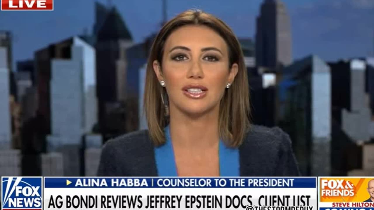 ALL MUST WATCH “Transparency Is Coming… They Don’t Want Anyone to Know Who Was on Epstein’s Island, Who was a Pedo, and Who Is Probably Still Sitting in DC” – Alina Habba on Upcoming Epstein Island Documents Release