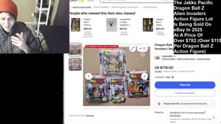 Outtake #243 Of The Dragon Ball Z Alien Invaders Action Figure Lot That Is Being Sold Of Over $782