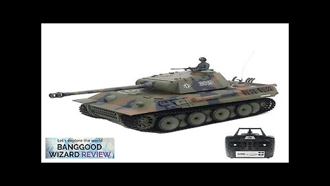 Heng Long 3819-1 7.0 1/16 2.4G Larger Germany Panther RC Tank Infrared Review