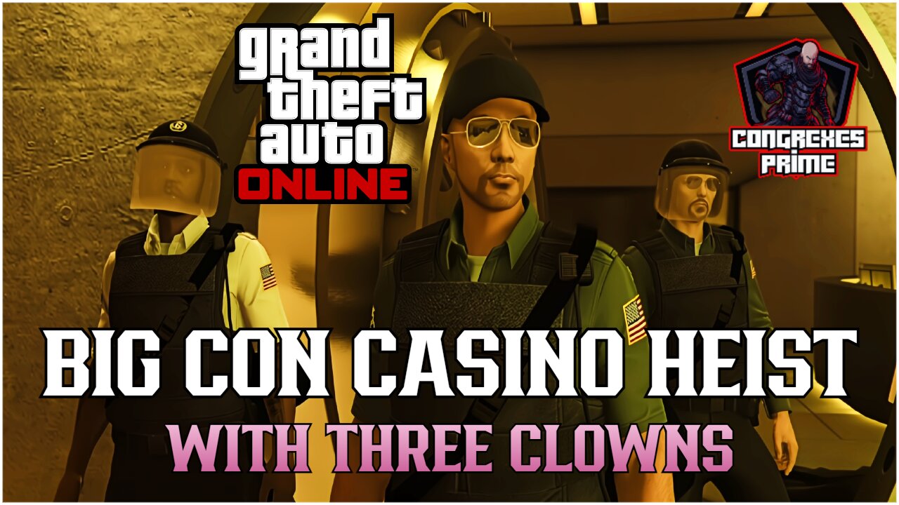 GTA 5 Online - Heist Big Con with Three Clowns