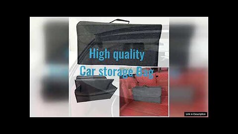 Car Trunk Organizer Storage Bag Anti Slip Compartment Boot Storage Organizer Tool Review