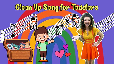 Clean Up Song for Toddlers 🧸 Sing-Along with SunBeam Buddies! 🎶 Music for Littles