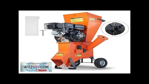 VEVOR Wood Chipper Shredder Mulcher 12 HP HeavyDuty Gas Powered 6.7” 420cc Review