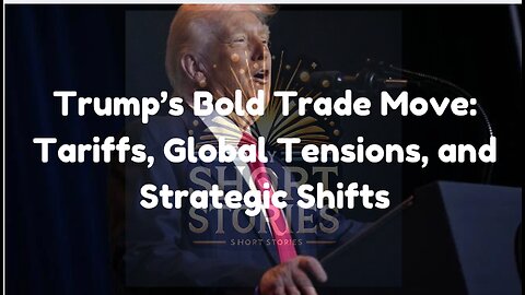 Trump’s Bold Trade Move: Tariffs, Global Tensions, and Strategic Shifts