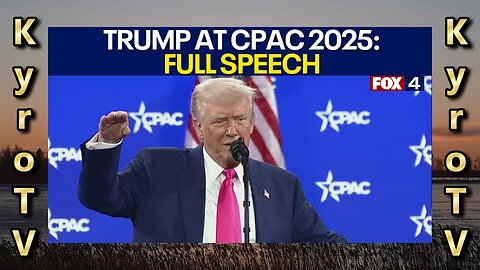 Trump's Speech - CPAC 2025 (Swedish subtitles)