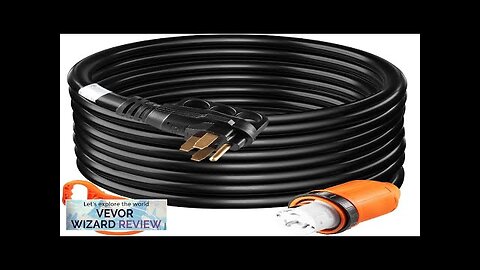 VEVOR Heavy Duty Generator Cord 50 Feet Generator Power Cord 50AMP ETL Review