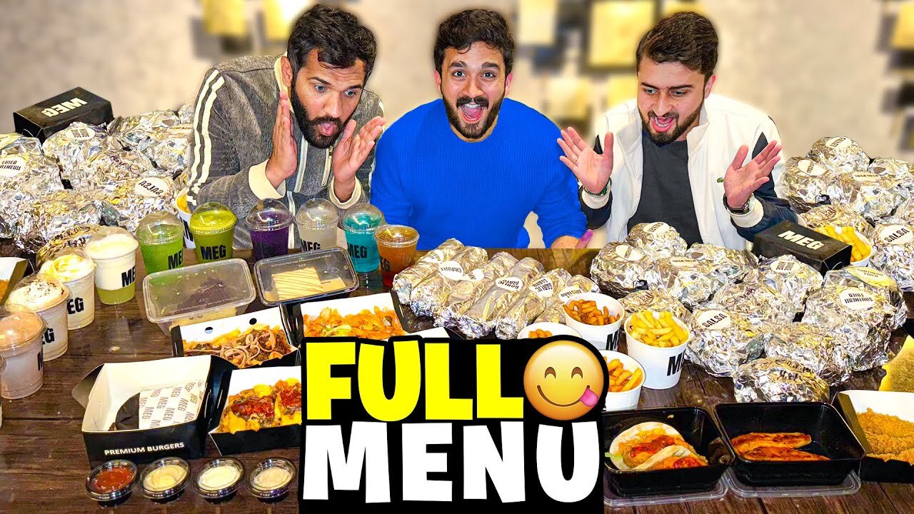 We ordered Full Menu of my Favourite restaurant😋Shazi Chori krta pakra gya😱