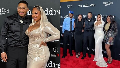 Nelly & Ashanti Grace The Red Carpet At Her "No Address" Movie Premiere! 🎬