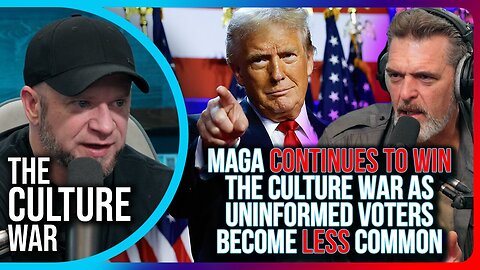 Tim Pool | "MAGA Continues To WIN The Culture War As Uninformed Voters Become Less Common"