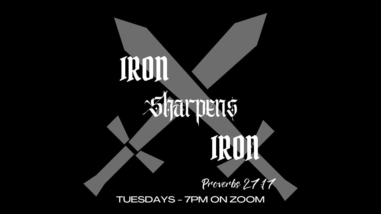 Iron sharpens iron study: communion