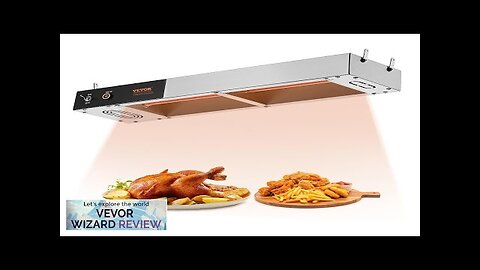 VEVOR French Fry Food Warmer 750W Commercial Strip Food Heating Lamp Electric Review