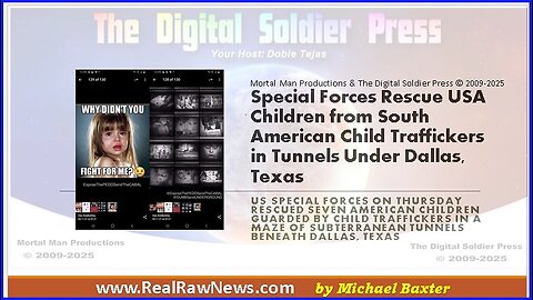 Special Forces Rescue USA Children from South American Child Traffickers in Tunnels Under Dallas, Texas