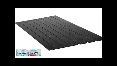 VEVOR Rubber Threshold Ramp 2.6" Rise Threshold Ramp Doorway 3 Channels Cord Review