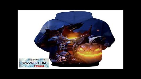 Overwatch Reaper Pumpkin Head Halloween Dope Design Hoodie Review