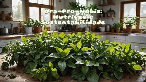 Ora-Pro-Nóbis: Nutrição e Sustentabilidade!