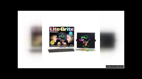 Lite Brite Classic, Favorite Retro Toy - Create Art with Light, STEM, Review