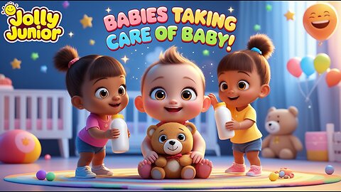 Taking Care of Baby👶🍼 | Where is Baby? | Nursery Rhymes & Kids Songs | Jolly Junior | Yes! No