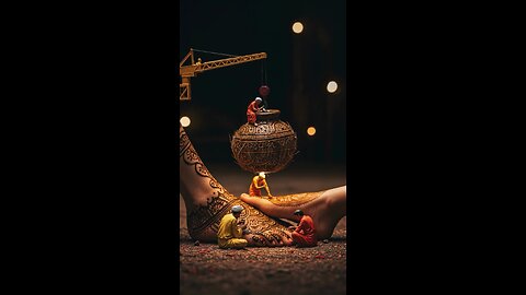 Artificial intelligence mehndi By created