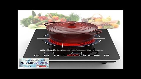 VBGK Electric Cooktop110V Electric Stove TopSingle Burner Electric Cooktop LED Touch Review