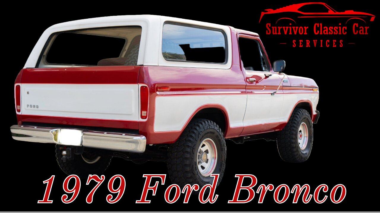 1979 Ford Bronco 4x4 classic SUV. 351 CID V8, automatic. 5.8 liter