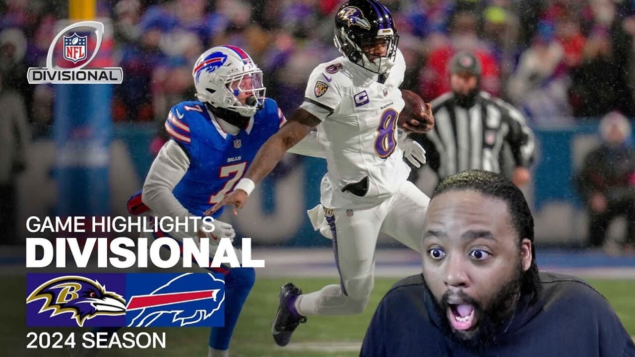 You're Kidding | Raven vs Bills 2024 Divisional Round Highlights | Reaction