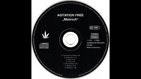 1972 - Agitation Free - Malesch [FULL ALBUM]