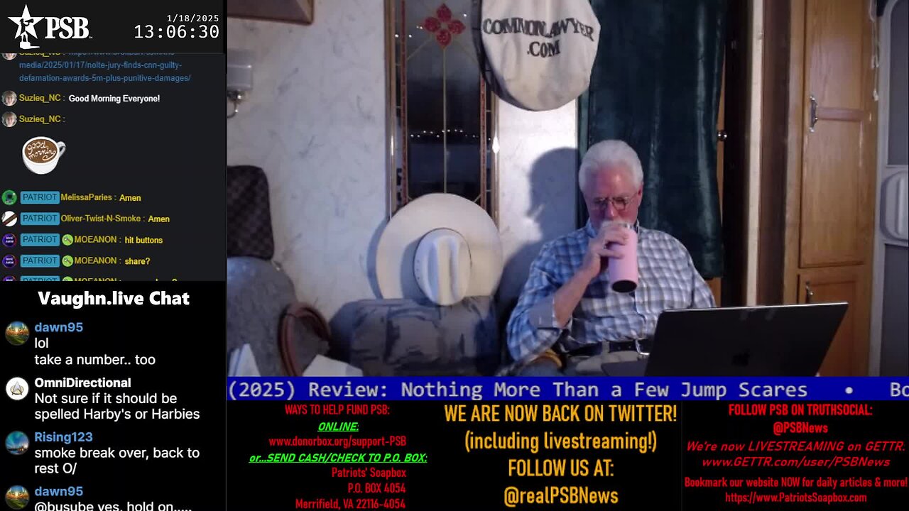 2025-01-18 13:00 EST - PSB Movie Time: