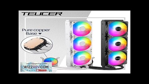 Teucer 120/240/360mm CPU Water Cooler Efficient Liquid Cooling Heatsink Colorful Radiator Review