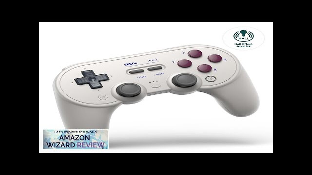 8Bitdo Pro 2 Bluetooth Controller for Switch Hall Effect Joystick Update Wireless Review