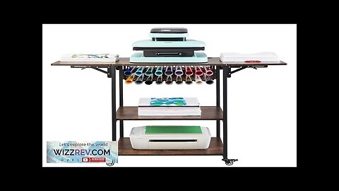 VEVOR Heat Press Table 3Tier Movable Heat Press Stand Foldable with Wheels Review