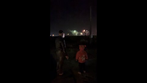 New Year's Eve fireworks in Vietnam