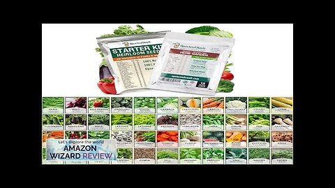 Open Seed Vault Variety Pack Bundle (44 Varieties) Herb Garden Seeds Review