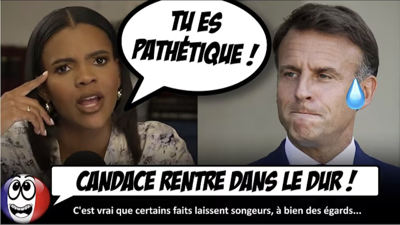 "Tu Es PATHÉTIQUE !" Candace Owens Intensifie Ses ATTAQUES Sur Le Couple Macron
