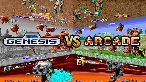 Sega Genesis & Sega CD VS Arcade - 11 BEAT 'EM UPS (1440p 60fps)