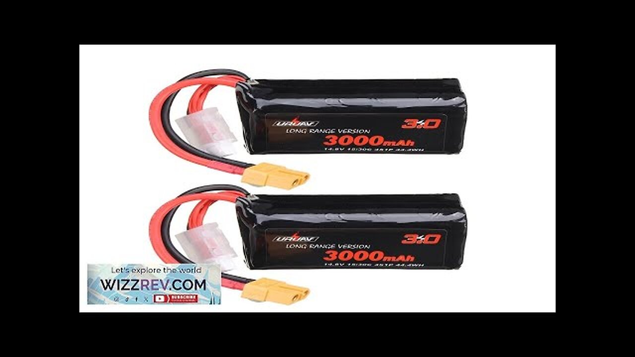 2Pcs URUAV VTC6 18650 4S 14.8V 3000mAh 15/30C 4S1P LR Li-ion LionPack Review