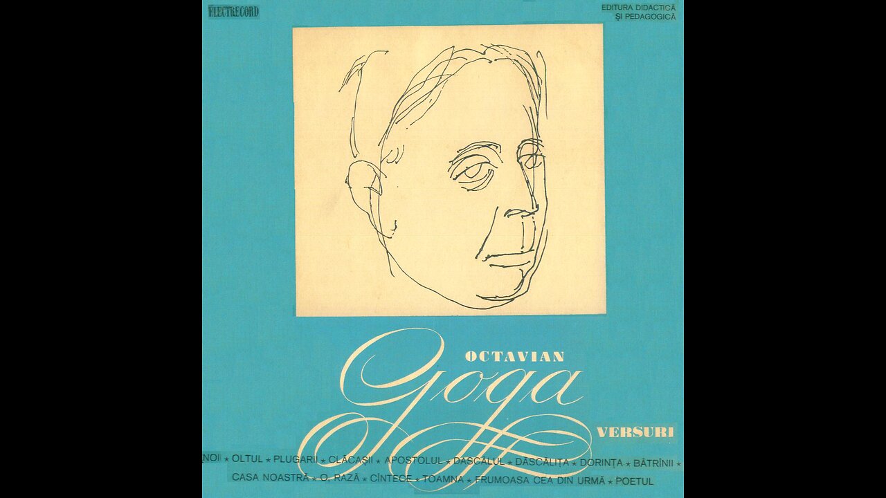 "Oltul"de Octavian Goga in recitarea Dinu Ianculescu