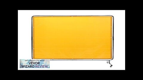 VEVOR Welding Screen with Frame 6' x 6' Welding Curtain Screen Flame-Resistant Review