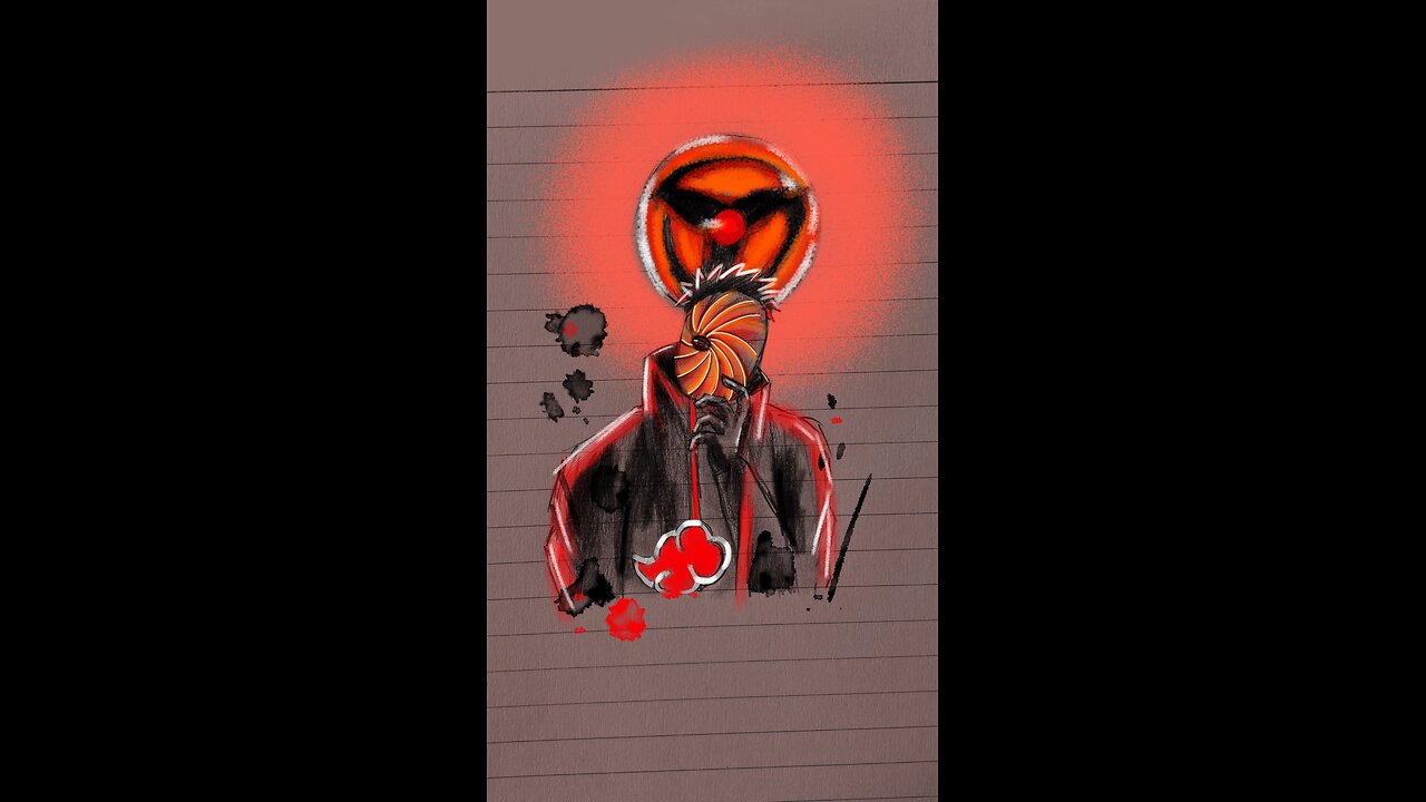 Drawing Obito glow ✨