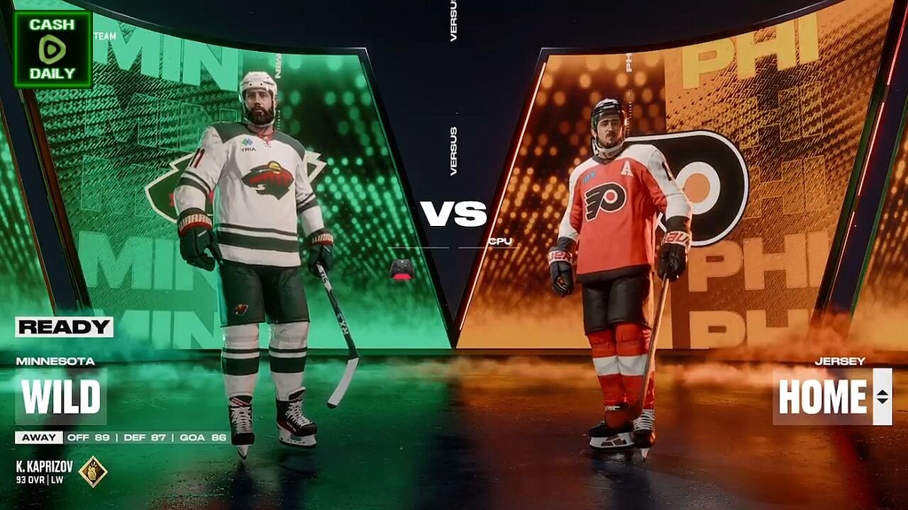 Minnesota Wild vs Philadelphia Flyers (NHL 25)