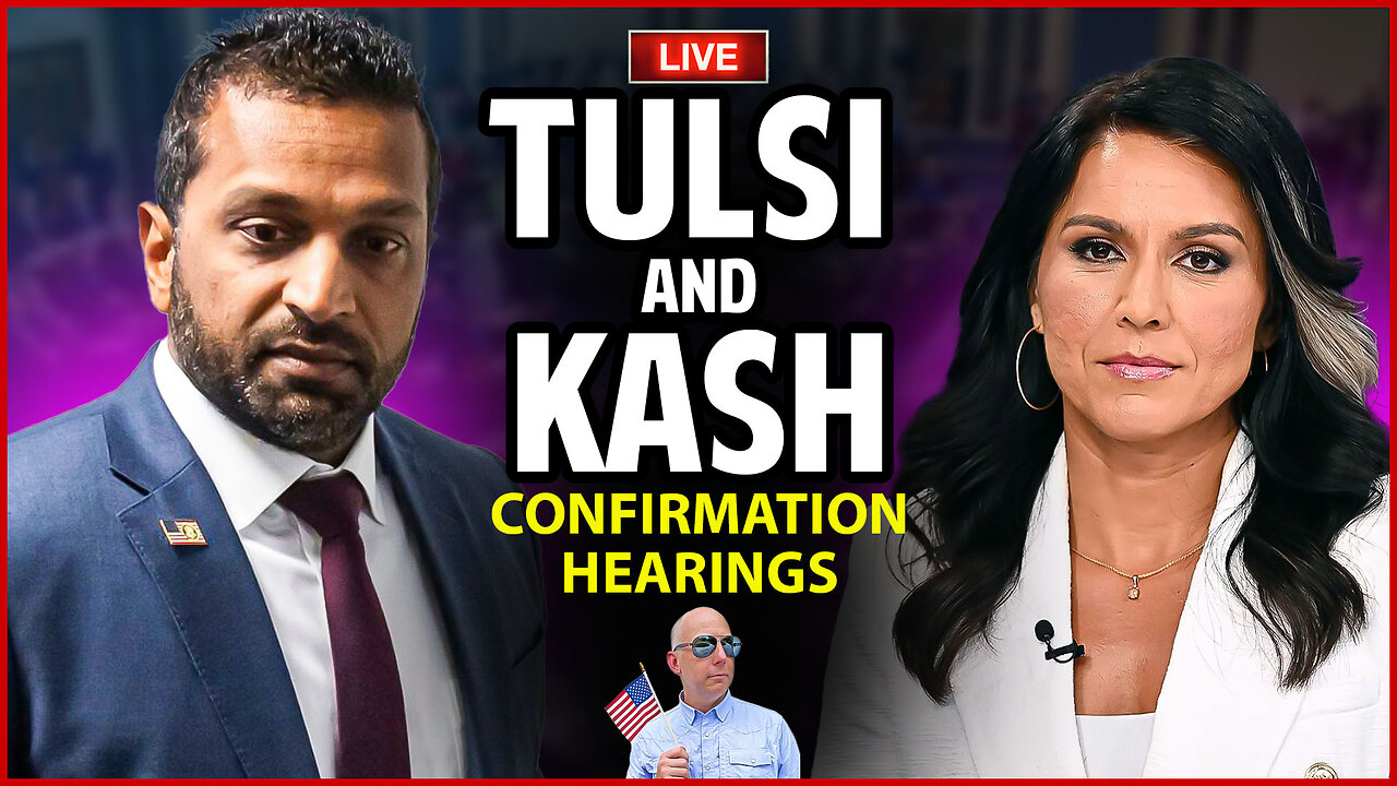 🔴 TULSI & KASH Face Heated Senate Confirmation Hearings!