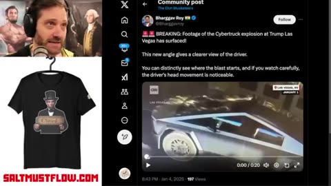 New Angle of Cybertruck Bomb Prove FBI is Lying