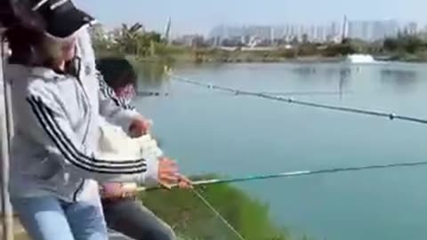 This Woman Hooked More Than Just a Fish!