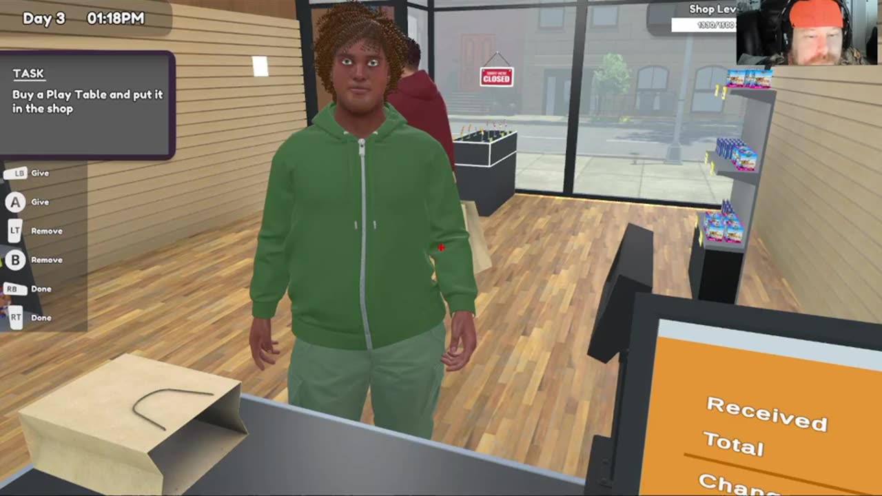 CAMERA ON card shop simulator