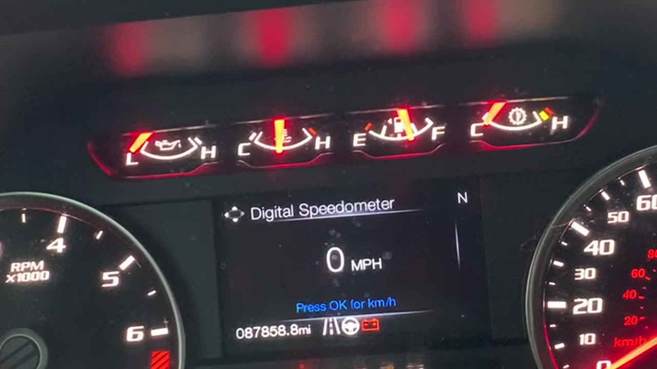 2017 Ford F150 Raptor - Oil Life Reset