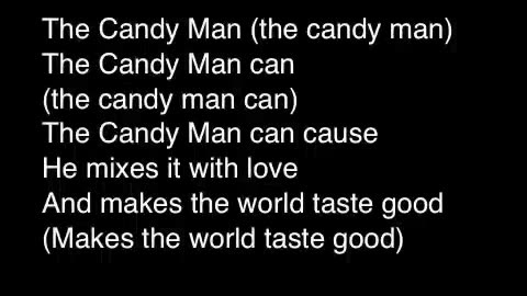 Sammy Davis Jr The Candy Man with lyrics.